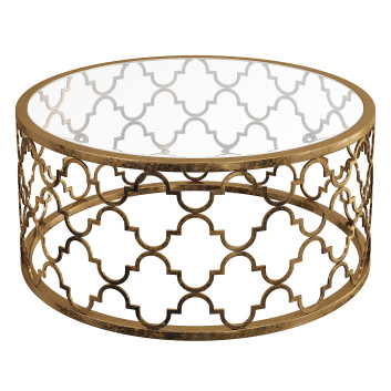 Gold Quatrefoil