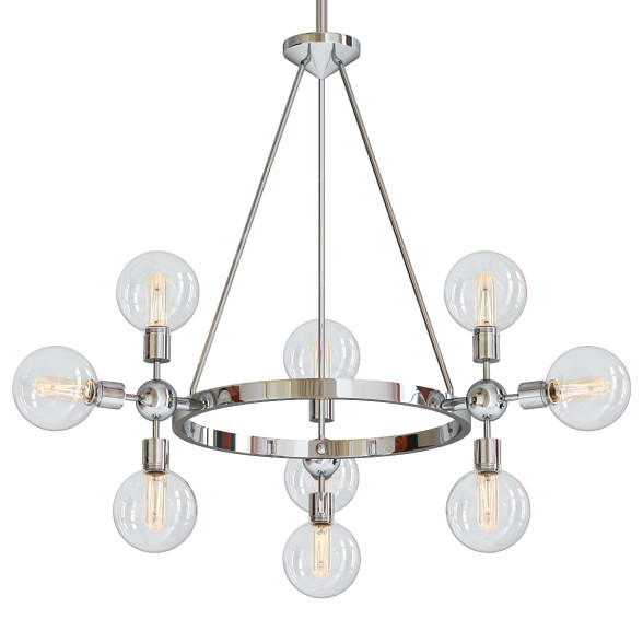 Chandelier Shades of Light Adjustable Modern Globe 3D model
