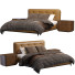 Ліжко та тумбочки Minotti Andersen Quilt - ED-MONTE