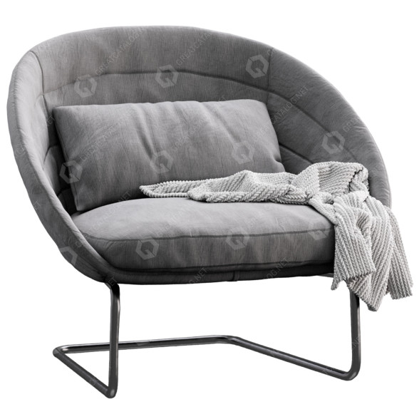 Sillón Saba Fleur Modelo 3D