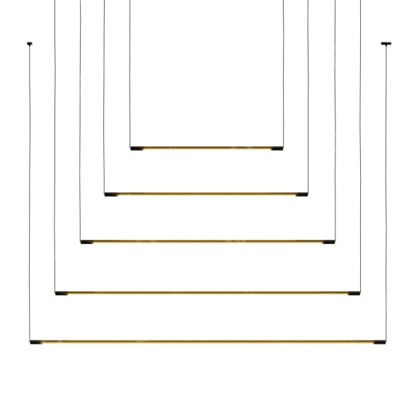 Lampes suspendues Lines modèle 3D