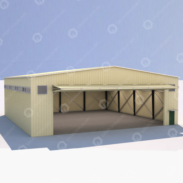 Hangar Aircraft Modelo 3D
