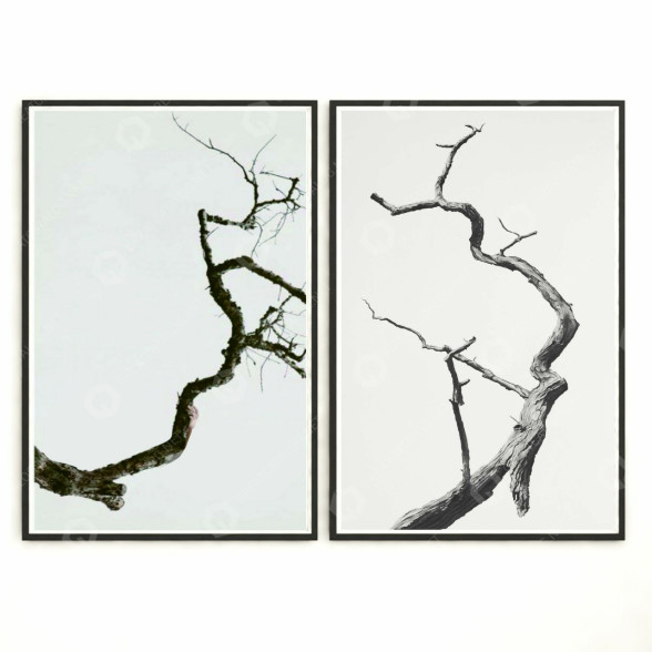 Pictures Wall Frame 244 3D model
