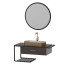 Ванна кімната Homary Nordic Black Wall Mounted Vanity Drawer - Alirezatmi