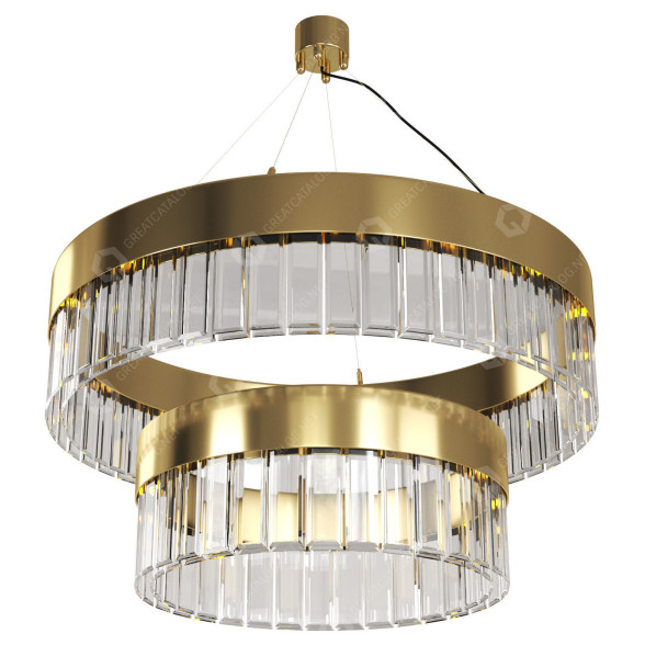 Люстра CTO Lighting Solaris Twin 3D модель