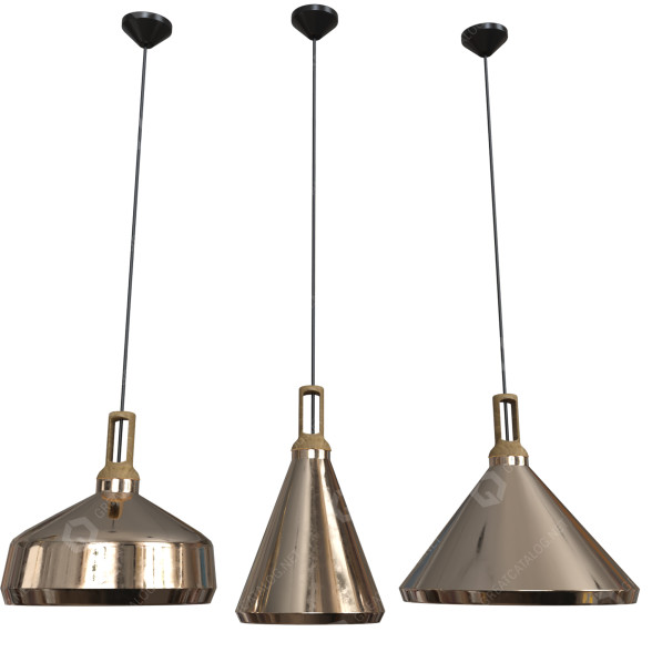 Lámparas colgantes Conjunto 7 Modelo 3D