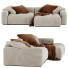 Sofa Saba Pixel Corner - Sohib3d