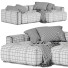 Sofa Saba Pixel Corner - Sohib3d