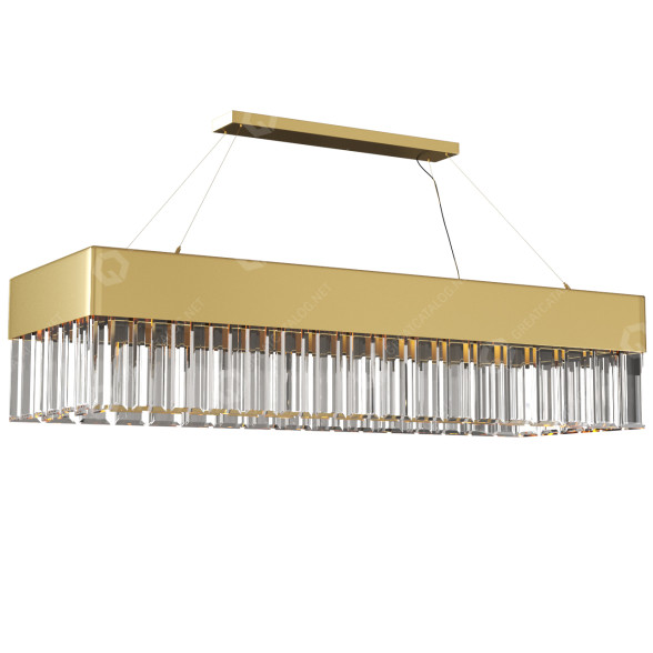 Люстра CTO Lighting Solaris Longlight 3D модель