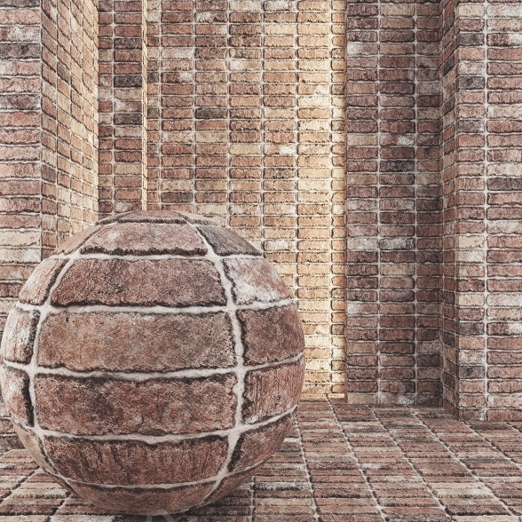 Cegła N 001 Seamless model 3D