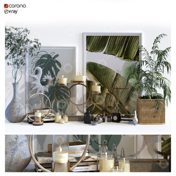 Декор Set 076 3D модель
