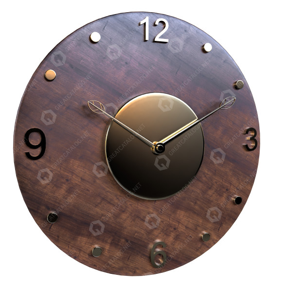 Годинник Wood 5 3D модель