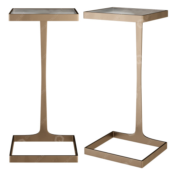 Coffee Table Worlds Away Antique Brass 3D model
