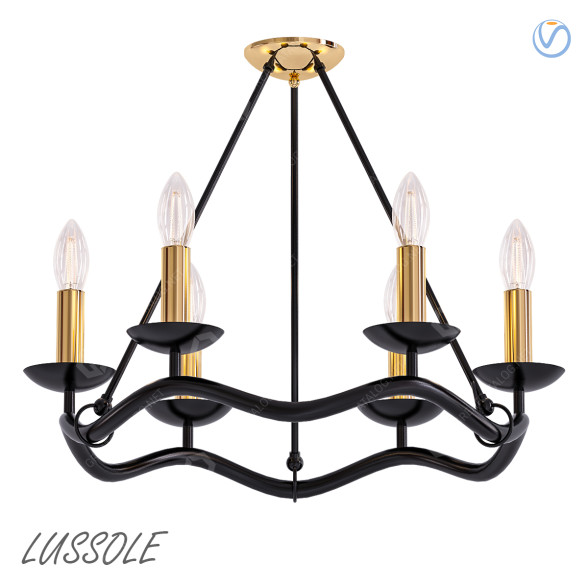 Chandelier Lussole Roosevelt LSP-0212 3D model