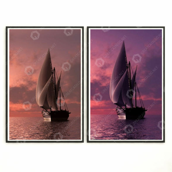 Pictures Wall Frame 368 3D model