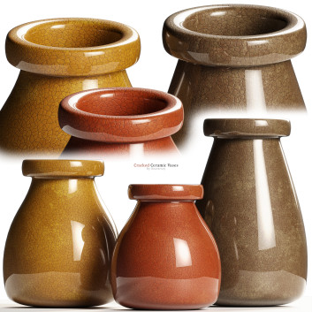 Вази Zara Home Cracked Ceramic