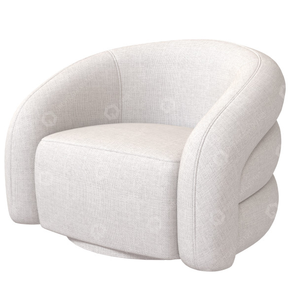 Fauteuil Eichholtz Novelle White modèle 3D