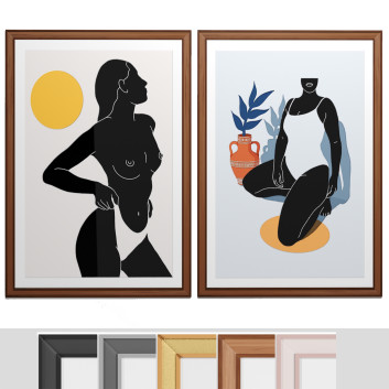 Картини  Art Frames 155 Black Women 3D модель