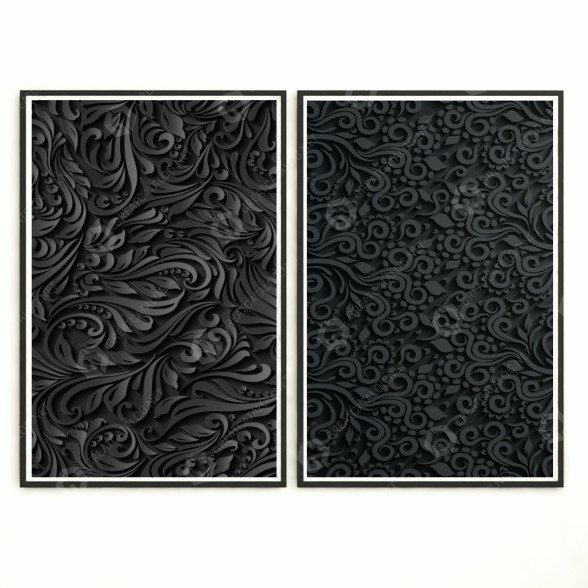 Pictures Wall Frame 400 3D model