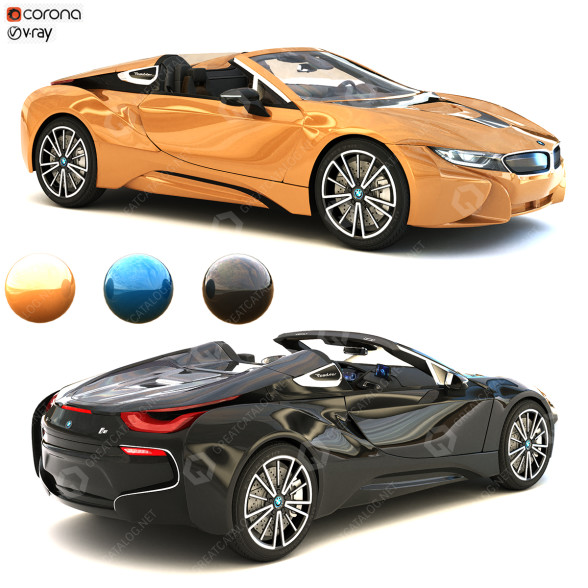 Coche BMW i8 Roadster Modelo 3D