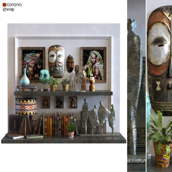 Декор Set 098 Africa Art Style