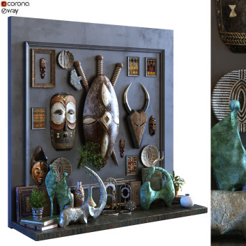 Декор Set 099 Africa Art Style