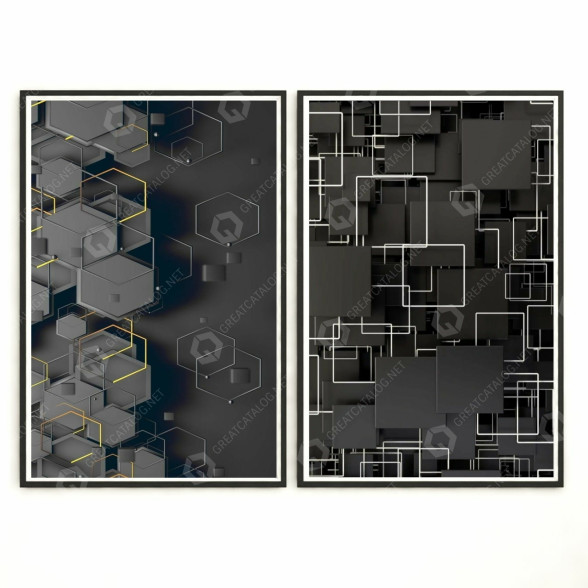 Картины Wall Frame 485 3D модель