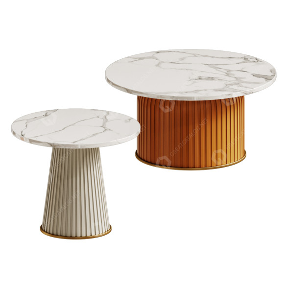 Tables basses Anzazo Round Modern modèle 3D