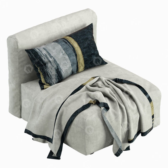Fotel Anthropologie Boro Stripe Kori Modular model 3D