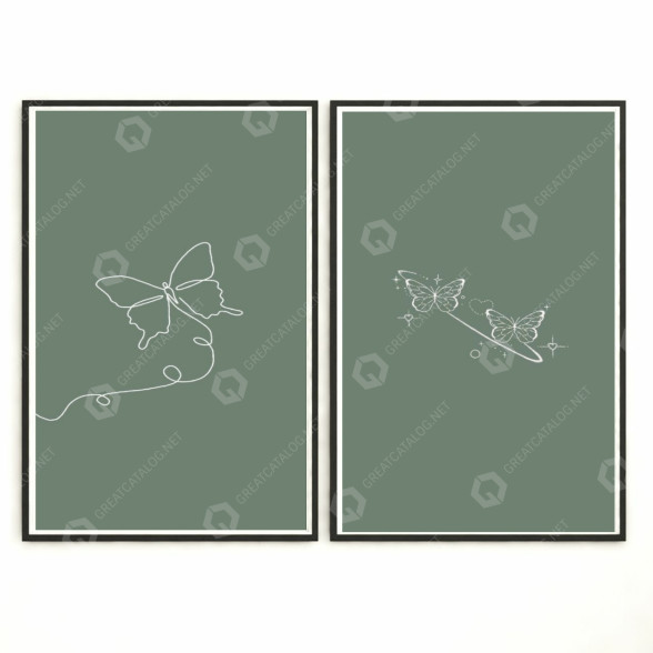 Pictures Wall Frame 489 3D model
