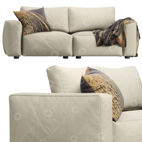 Sofa Coco Republic The Soren Modular 3D-Modell