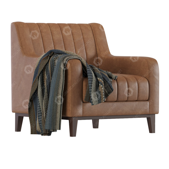 Крісло Modern Leather 3D модель