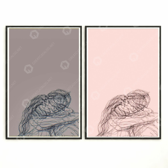 Pictures Wall Frame 405 3D model