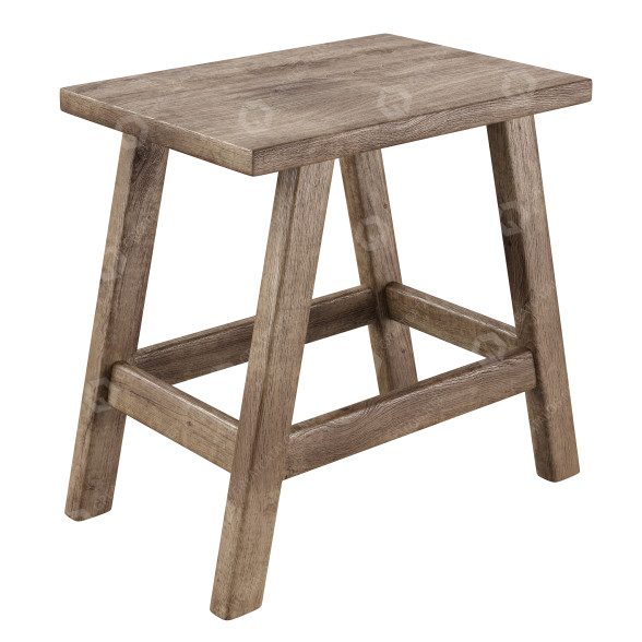 Stool Elm Square by Beaumont & Braddock 3D model