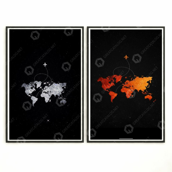 Pictures Wall Frame 457 3D model