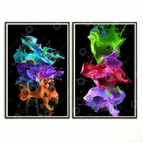 Pictures Wall Frame 470 3D model