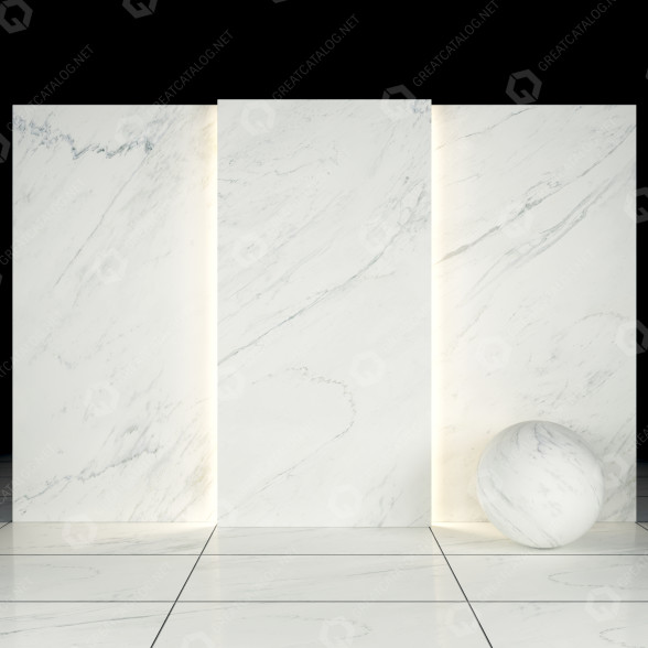 Плитка Elegant White Marble 3D модель