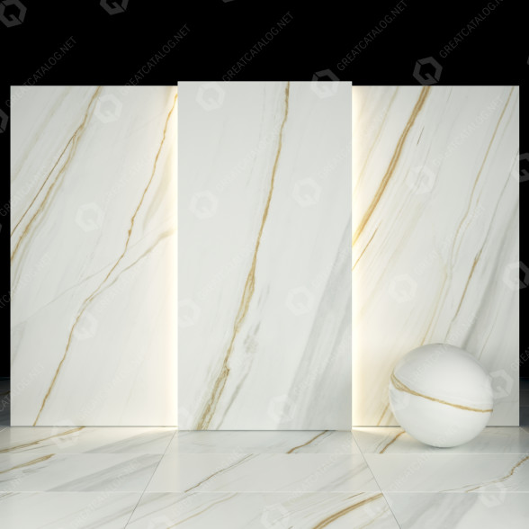 Tile White Pentelicus Marble 3D model