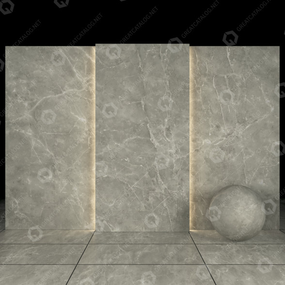 Fliese Gray Marble 02 3D-Modell