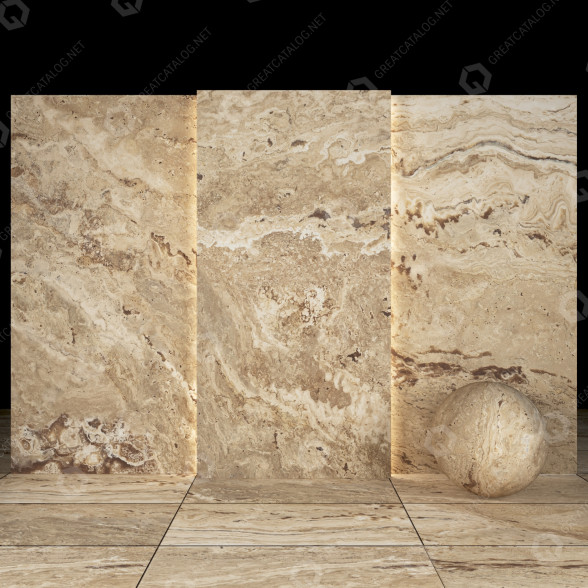 Плитка Ancient Classic Stone 01 3D модель