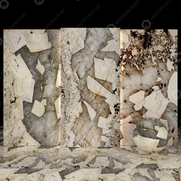 Płytka Patagonia Quartzite model 3D