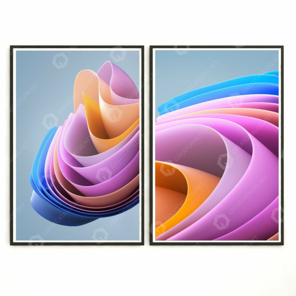 Pictures Wall Frame 445 3D model