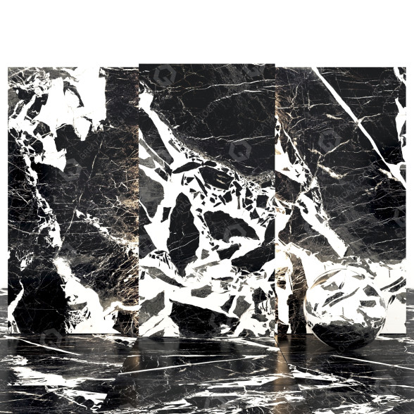 Плитка Nero Antico POL 02 3D модель