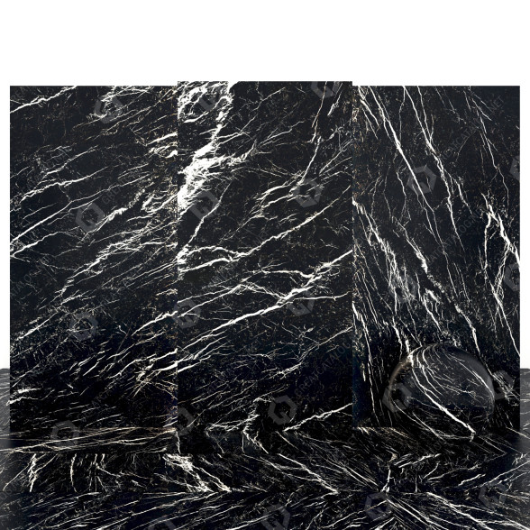 Płytka Deep Black Marble 02 model 3D