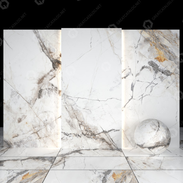 Плитка Invisible Gray Marble 04 3D модель