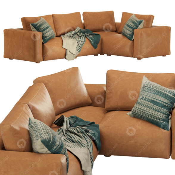 Sofa Coco Republic The Soren 3D-Modell