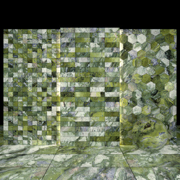 Плитка Brilliant Green Marble 01