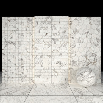 Плитка White Calacatta 07