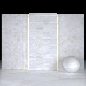 Плитка Lumina White Marble