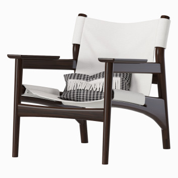 Armchair Karimoku Case Study Norm Architects Kinuta N LC02 White